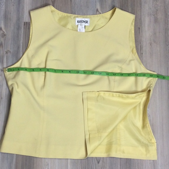 GUC Kasper 3 Pc Pastel Yellow Suit Set, 14 - Picture 10 of 13